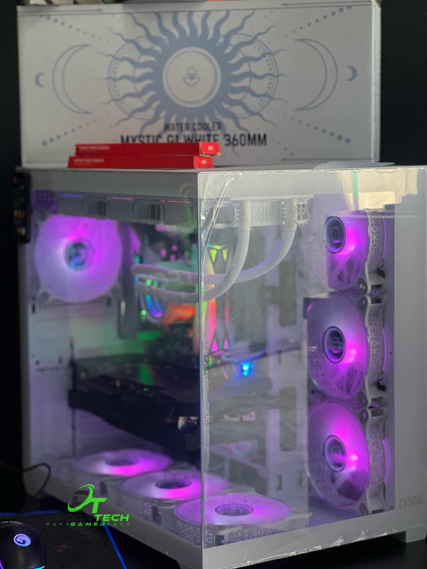 PC Gamer White Water Cooler